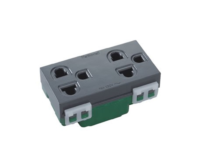 Ổ cắm đôi 3 chấu WEV1592H
