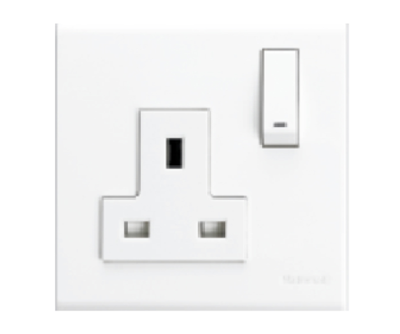 Ổ cắm điện đôi 3 chấu WEV1592H